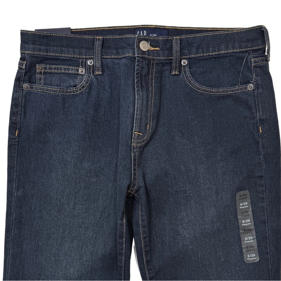 {GAP} "Boot" Dark Rinse Blue Mid Rise Bootcut Denim Jeans - Picture 4 of 9